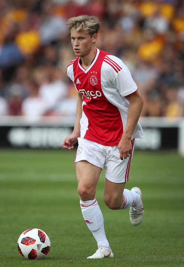 De Jong impressed at Ajax