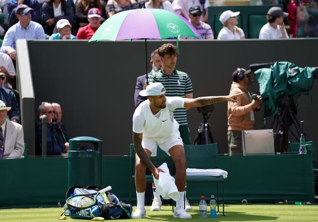 Nick Kyrgios had an action-packed start to the tournament 