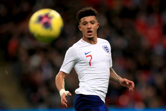 England international Jadon Sancho continues to be linked with a move to Manchester United.