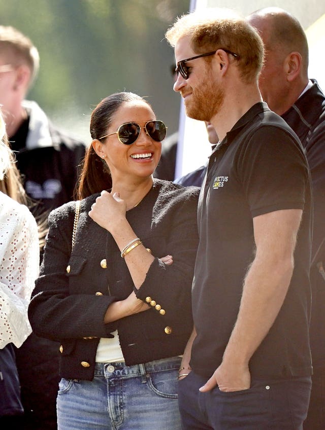 Meghan Markle in Valentino, Celine, Khaite & Brandon Maxwell at the 2022  Invictus Games