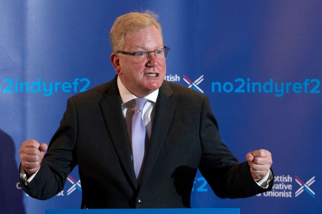 Leader of the Scottish Conservatives Jackson Carlaw (Jane Barlow/PA)