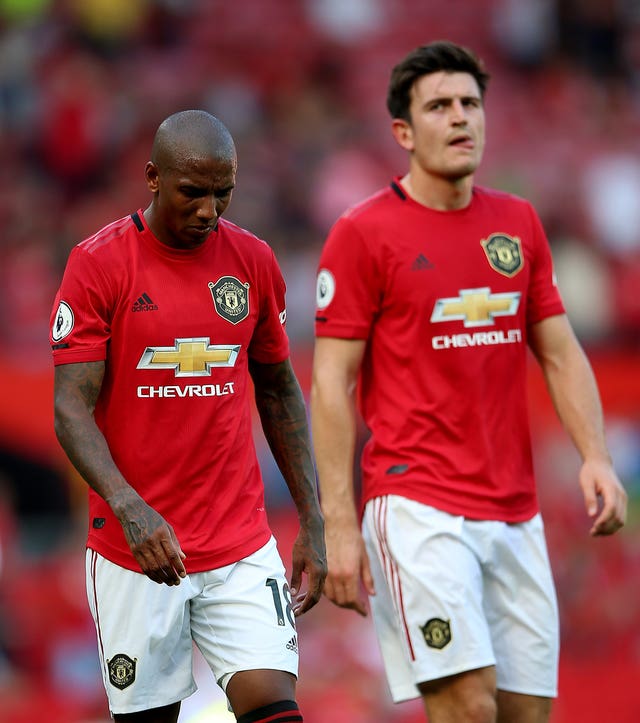 Manchester United’s Ashley Young and Harry Maguire reflect on their defeat