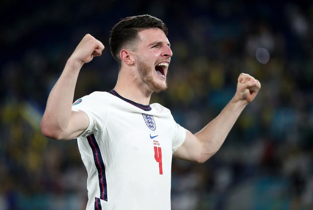 Declan Rice was a mainstay in Gareth Southgate's midfield.