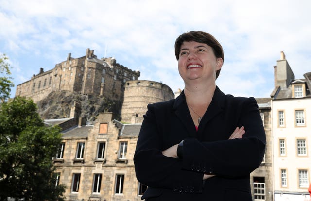 Ruth Davidson (Andrew Milligan/PA)