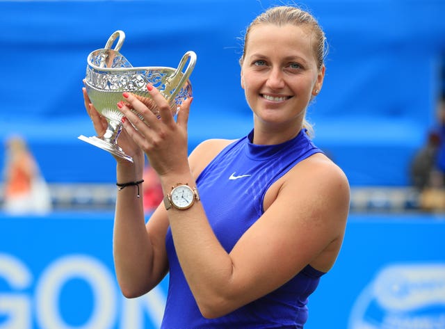 Petra Kvitova won an emotional title in Birmingham last summer