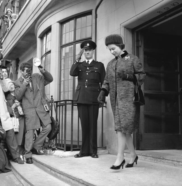 The Queen visiting Macmillan