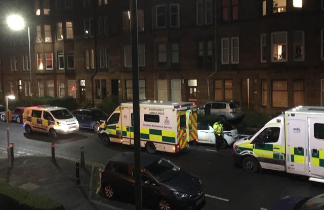 Glasgow car crash