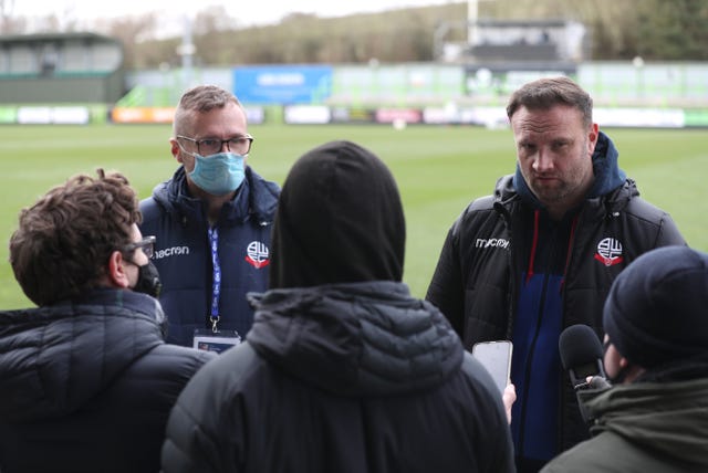 Ian Evatt and Bolton are hoping for promotion