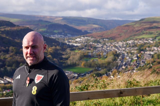 Rob Page returned to the Rhondda to announce Wales' World Cup squad