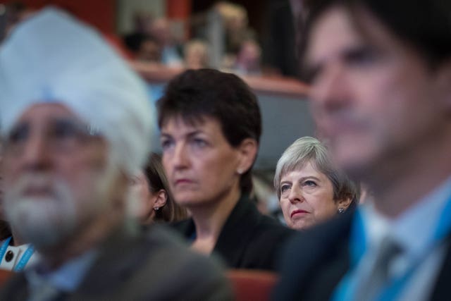 Theresa May at the Conservative Party conference