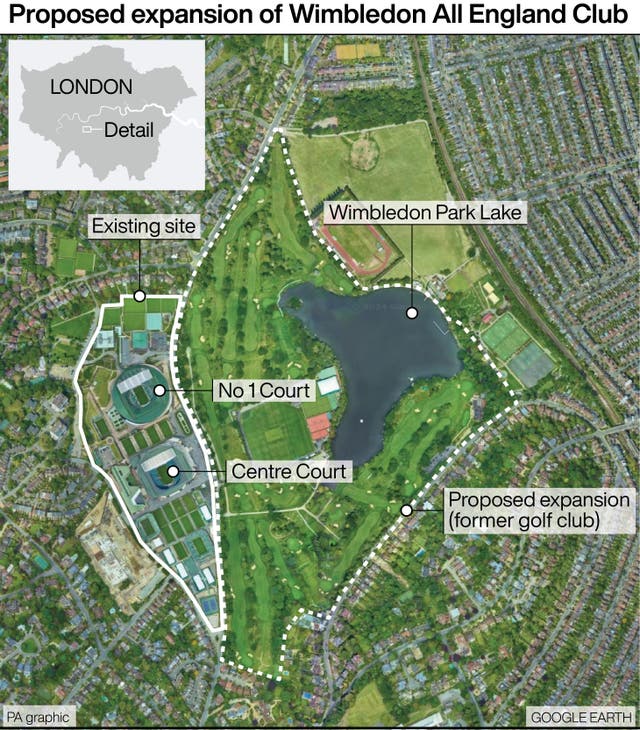 Proposed expansion of Wimbledon All England Club