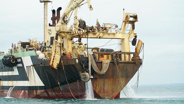 Margiris supertrawler fished in protected zone