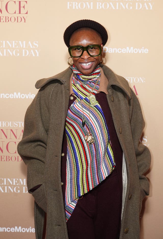 Cynthia Erivo at the I Want To Dance With Somebody gala screening in London