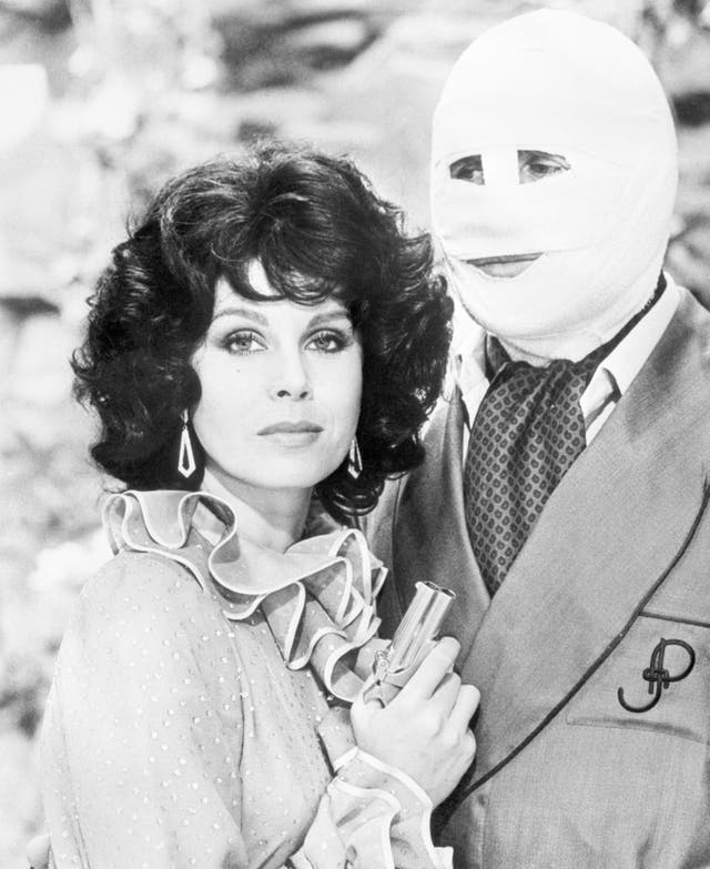 Indian-born actress Joanna Lumley, 38, in a scene from the seventh film of the Pink Panther series ‘Curse of the Pink Panther', in which she plays the mysterious Countess Chandra