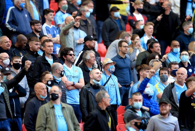 Manchester City will have 6,000 supporters at the final