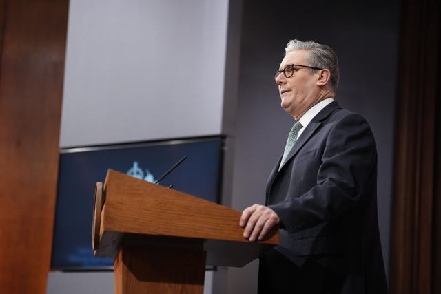 Sir Keir Starmer in profile 