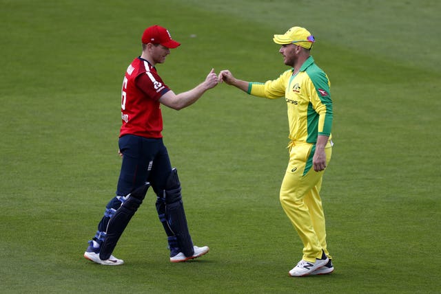 Aaron Finch (right) and Eoin Morgan (left) are ready to go head to head again in 50-over cricket.