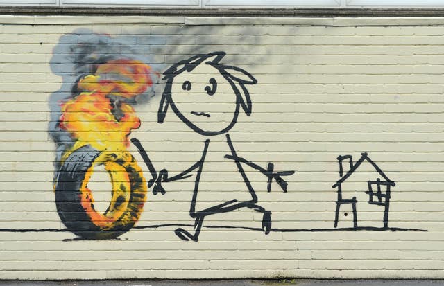 Banksy artwork in Bristol