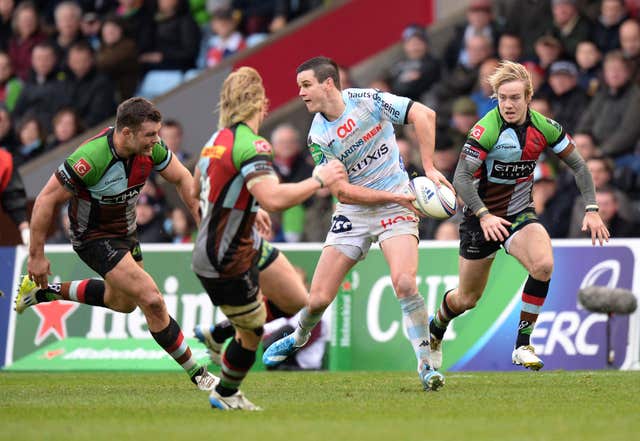 Johnny Sexton played for French club Racing 92 between 2013 and 2015