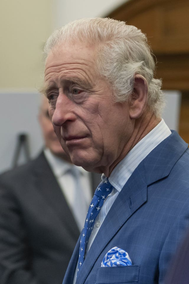 King Charles III meets founders, members, and beneficiaries during a celebration for the 40th anniversary of Business in the Community