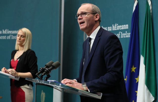 Helen McEntee and Simon Coveney 