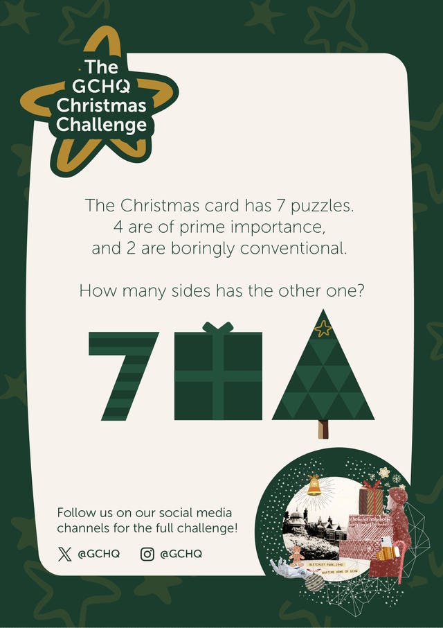 GCHQ Christmas Card Challenge