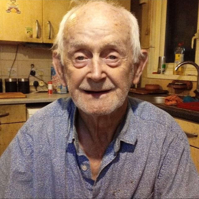 Thomas O’Halloran, 87, who had been riding a mobility scooter on Cayton Road, Greenford, in west London, when he was stabbed to death on Tuesday (Metropolitan Police/PA)