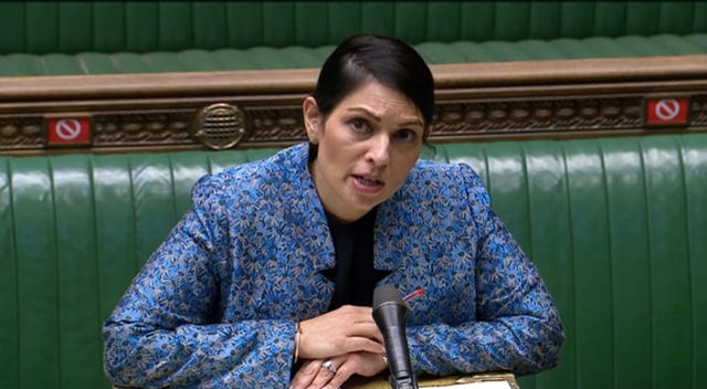 Home Secretary Priti Patel