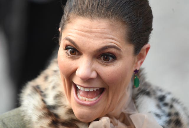 Crown Princess Victoria of Sweden (Victoria Jones/PA)