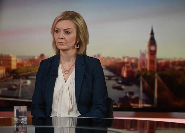 Foreign Secretary Liz Truss had initially said she supported Britons joining Ukrainian forces before rowing back 