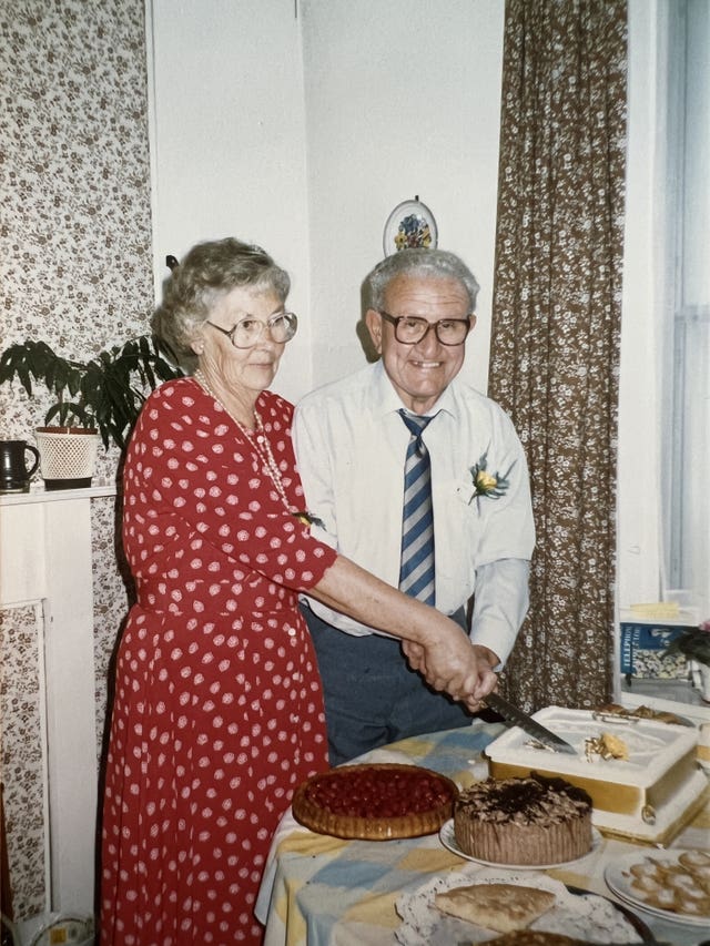 Nancy and Bert Gifford celebrate their anniversary