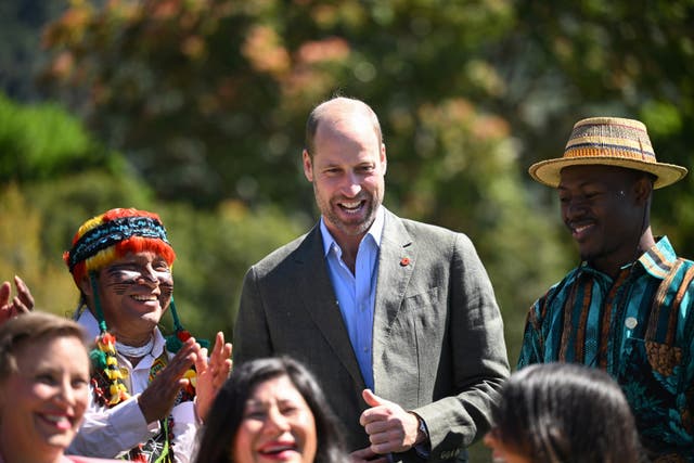 Prince of Wales with group of people