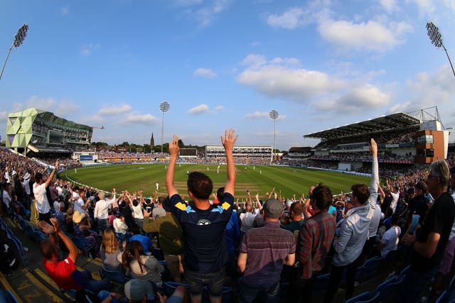 England fans lapped up the action at Headingley