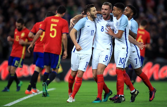 England played Spain at Wembley in November 2016