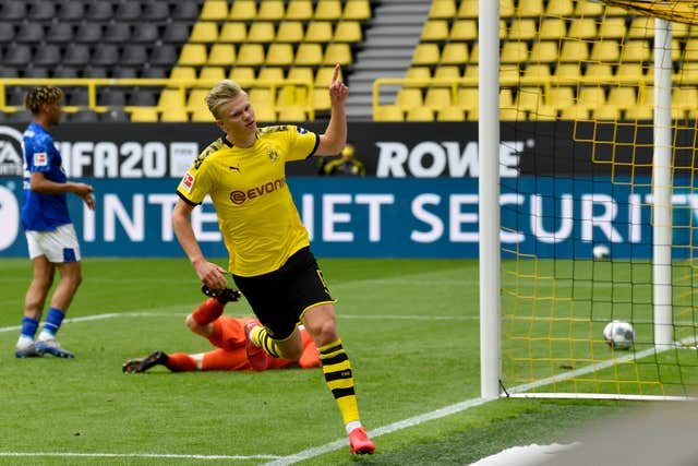 Haaland was prolific for Dortmund