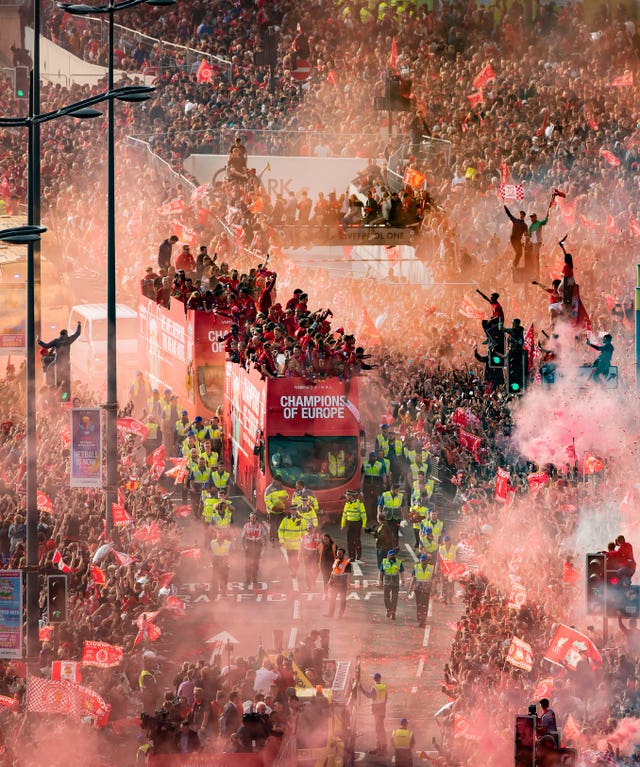 Liverpool Champions League Winners Parade