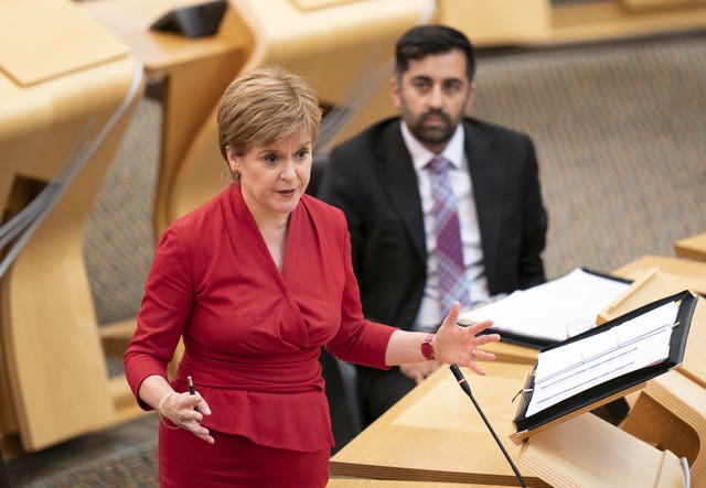 First Minister Nicola Sturgeon