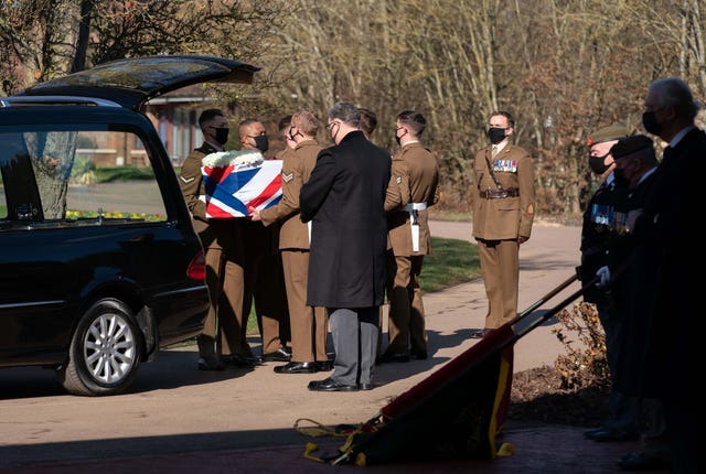 Captain Sir Tom Moore funeral