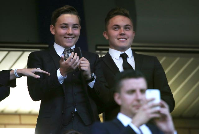 Jack Sullivan (left) is the son of West Ham co-owner David Sullivan (Nick Potts/PA).