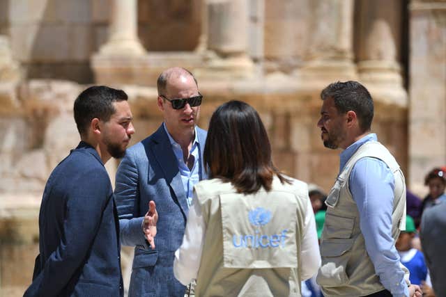 Duke of Cambridge Middle East tour Day 2
