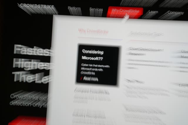 Crowdstrike homepage