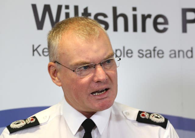 Chief constable Mike Veale