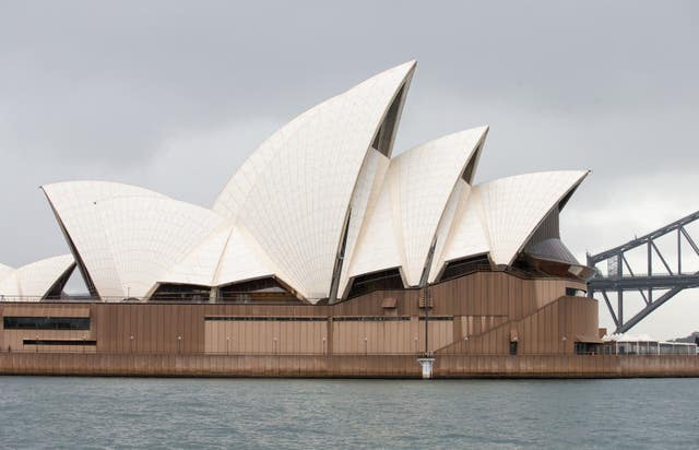 A general view of the Opera House in Sydney, Australia (Steve Parsons/PA)