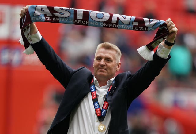 Dean Smith guided Aston Villa to promotion via the play-offs last season