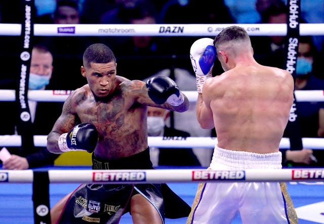 Conor Benn, left, has blossomed into one of Britain's finest fighters (Nick Potts/PA)
