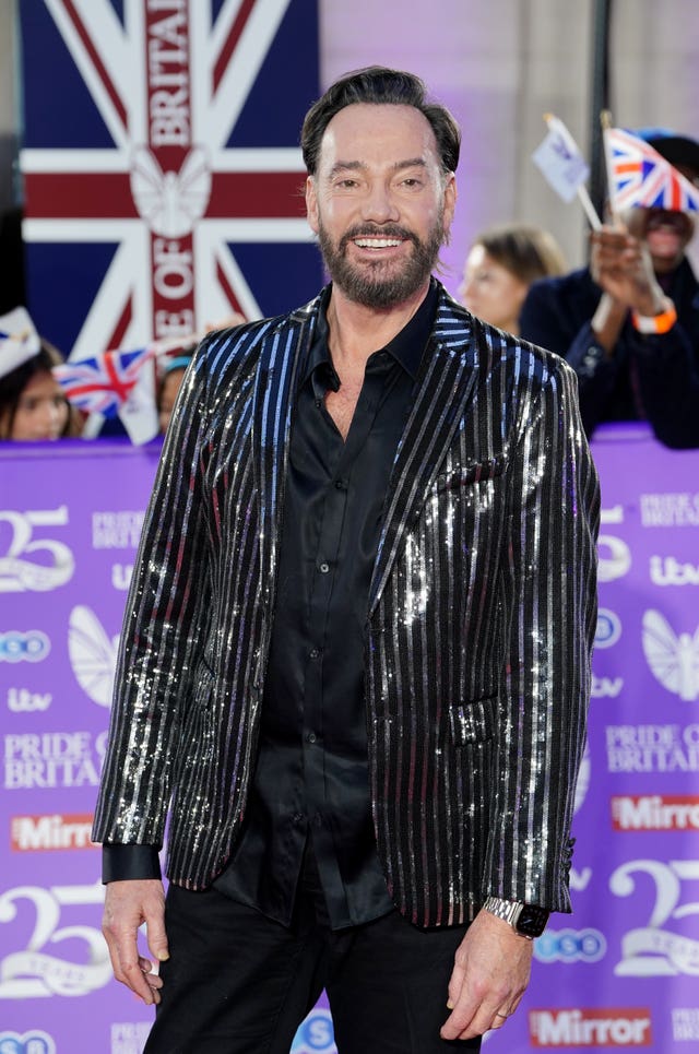 Craig Revel Horwood poses for the cameras at the Pride of Britain Awards 2024 in London