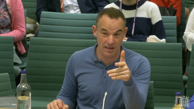 Martin Lewis appearing before the Treasury Committee to give evidence on Lifetime Isas