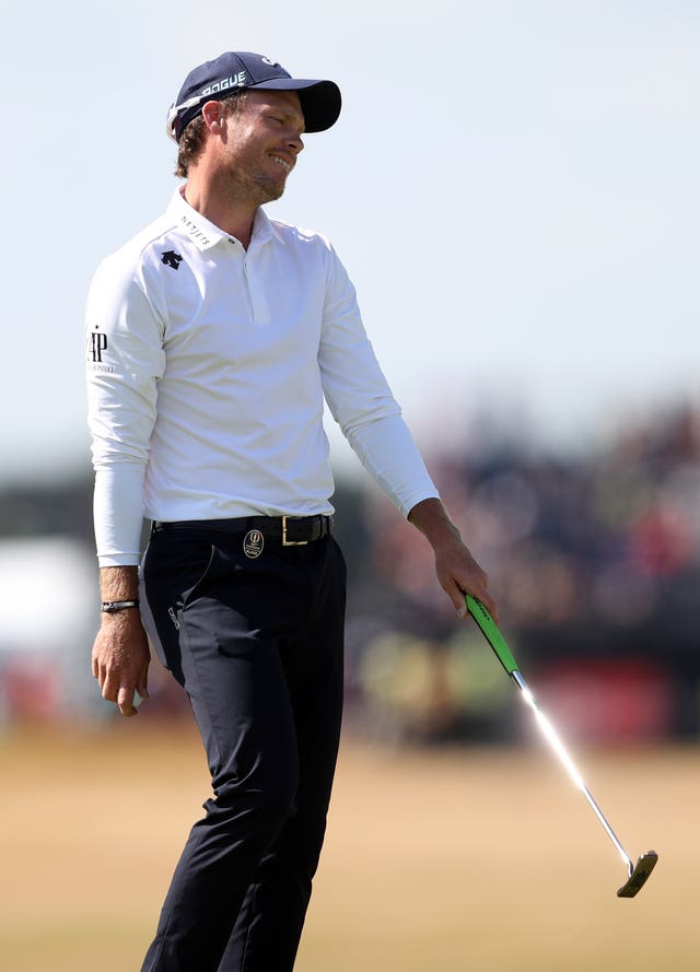 England’s Danny Willett had a mixed day on the first day of the Open at Carnoustie.