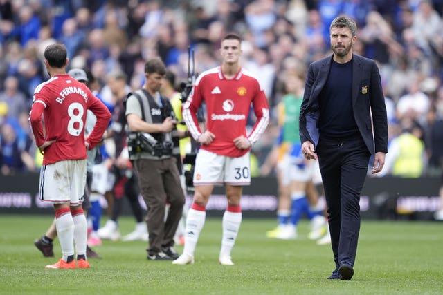 Michael Carrick and his players