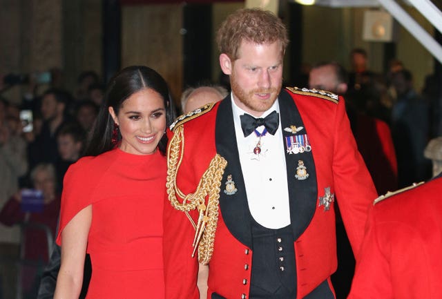 Duke and Duchess of Sussex at Mountbatten Festival of Music